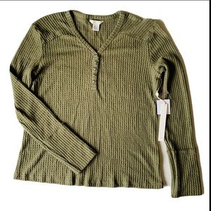 Caslon Women’s Sweater Olive Green Soft  Small